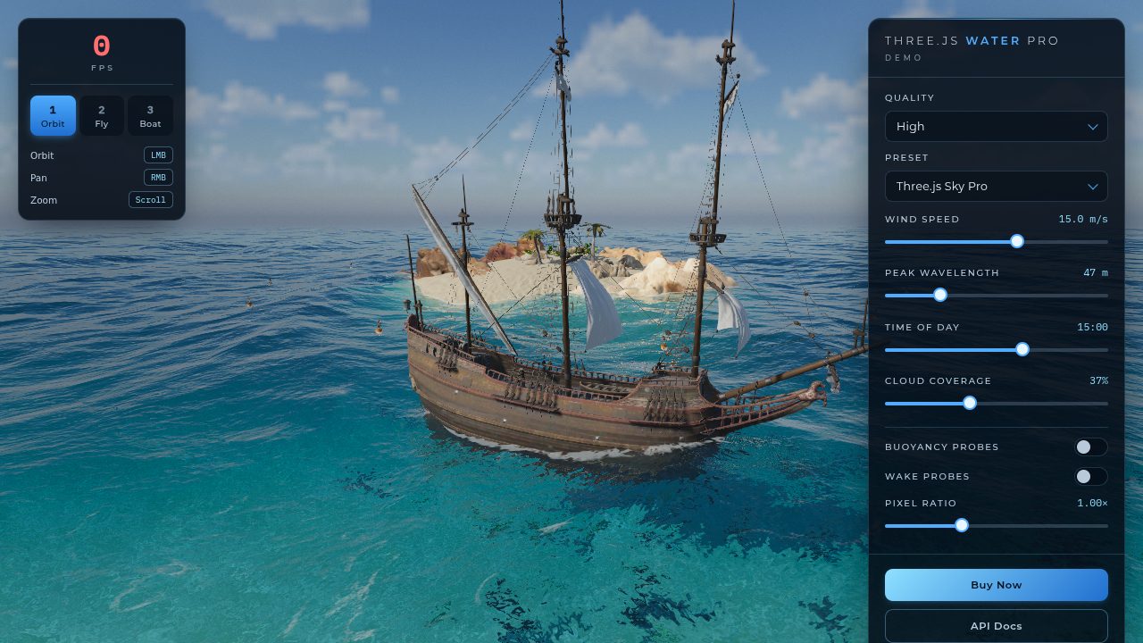 Decoded water demo